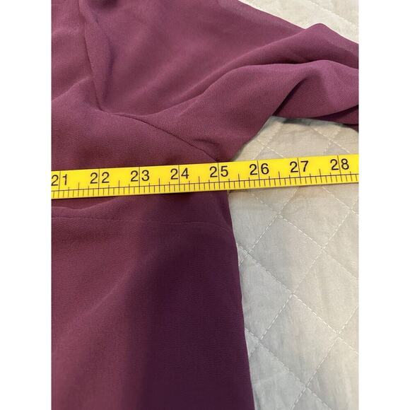 NWT Avenue Studio SZ 20 Flutter Cuff Ready For Work Wear Color Berry - Picture 4 of 11